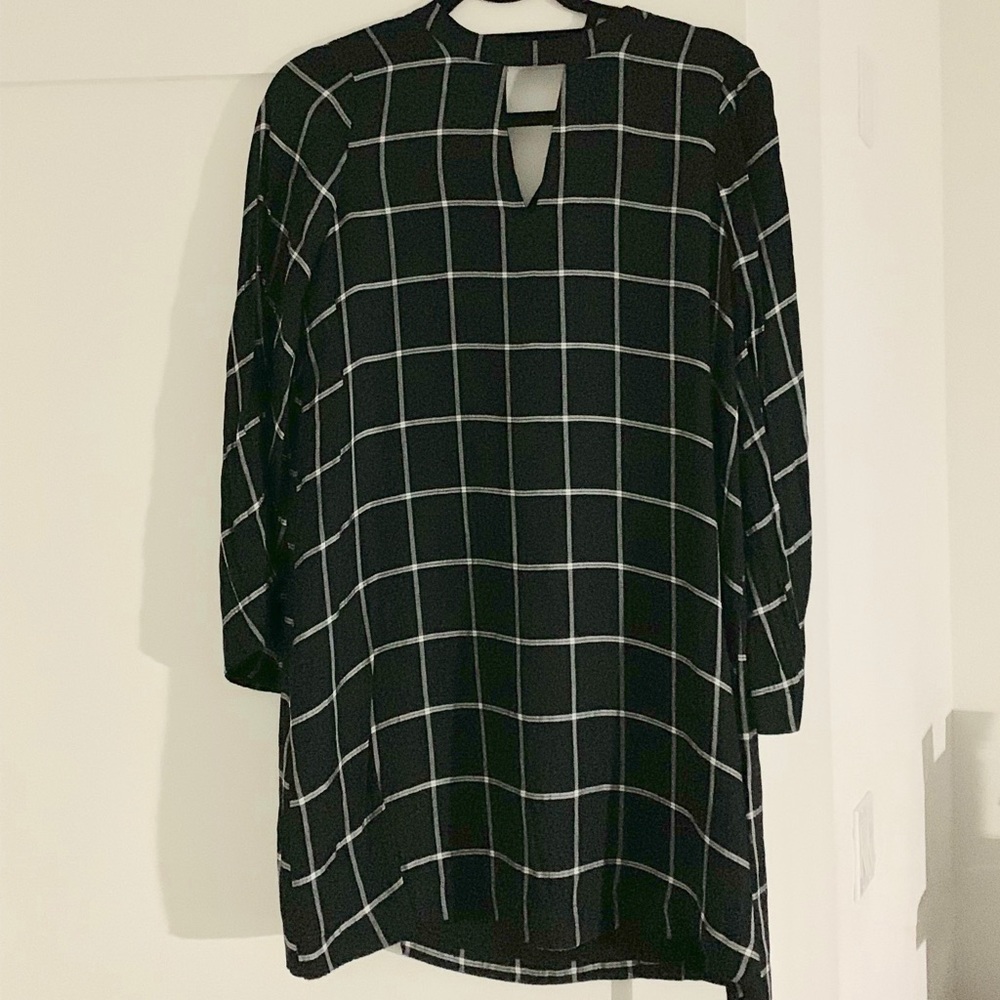 Loft block long sleeve dress